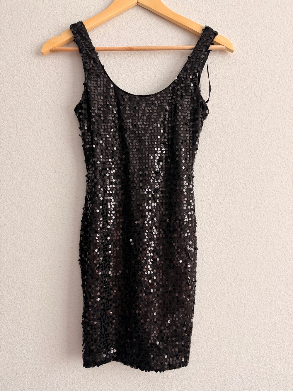 Black Sequin Party Dress